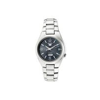 Seiko 30 Meters Waterproof Automatic Mechanical Movement Stainless Steel Watch Gray Dial Unisex watches SNK621K1 Gray Blue Watch Dial white