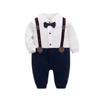 IMBE BEE Infant Thomas Worksuit Thai Set 59, Korea best childrens clothes white