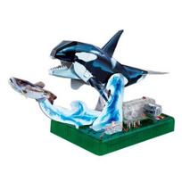 Big Dream Moving 3D Three dimensional Puzzle DIY Model Model Whale korea 3d Puzzle blue