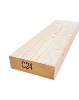 Kalibruota graduota C24 mediena, 45x145x4800 mm