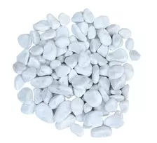Bianco Carrara dekoratyviniai gludinti akmenukai 25–40 mm, 1000 kg didmaišyje