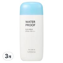 Missha All Around Safe Block Waterproof Sun Milk SPF50+ PA++++, 70ml, 3 units white