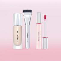 SET Wake Make Water Velvet Cover Foundation 30ml + Blurring Fixing Tint AD 3.5g 2-piece set, No. 17 Pale _03 Oriental Ruby, 1 piece white