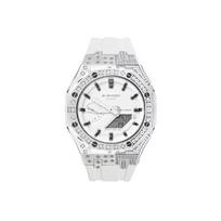 CASIO Custom Collection Kvarcinis Mechanizmas Laikrodis Unisex Baltas Ciferblatas GA-2100-7A7(Watch8--) white
