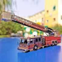 Real Honey Night Metalper Construction Ladder Fire Truck Color Korėjos 3D galvosūkis beige