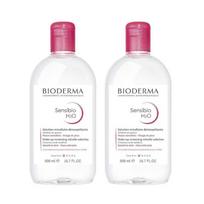Bioderma Sensibio H2O Micelinis vanduo makiažui valyti 2 pakuotės jautriai odai, 500 ml, 2 vnt. white