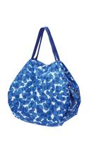 Shupatto Kompaktiškas maišelis M UMI Shupatto Eco maišelis Sulankstomas pirkinių maišelis [Marna] (Atnaujinta) (jūra) (Kompaktiškas/Patvarus) blue