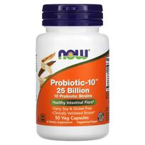 NOW Foods, Probiotic-10, 25 billion, 50 veggie capsules