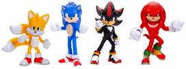Sonic the Movie Sonic x Shadow TOKYO MISSION Ramiojo vandenyno 5 colių veiksmo figūrėlė, 4 pakuotė Uodegos Knuckles Filmas 3 Žaidimas Tokijo misija Prekės Lėlė šviečia švytinti