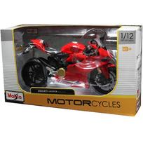 Maisto 1:12 Ducati 1199 Panigale Metalinis motociklo modelis black