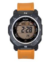 Casio Pro Trek Skaitmeninis Oranžinis Biologiškai Pagrįsto Dervos Dirželis Saulės Energija Varomas PRG-69-4 100M Vyriškas Laikrodis juoda