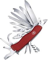 VICTORINOX Work Champ Red XL Swiss Army Knife Multifunctional Knife Outdoor Camping Pliers Equipped with metal saw with metal file Swiss made with 31 raudona