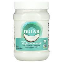 Nutiva, Organic Virgin Coconut Oil, 29 fl oz (858 ml) white