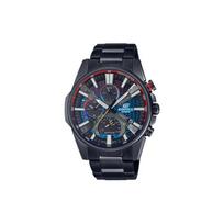 Casio EDIFICE serijos karštos spalvos gradiento serijos laisvalaikio retro mados klasikiniai trys ciferblatai saulės energijos kvarco mechanizmas plieninė apyrankė Japonijos ir EQB-1200YHG-1APR juoda