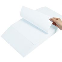 Silver & Style Peel-Off Paper A4 Sticker Backing Sheet Double-Sided DIY Sticker Book Sheet Large Capacity 100 Sheets Set white