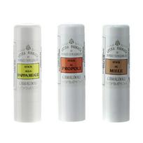 Camaldoli Royal Jelly + Propolite + Honey Lip Balm 3-Piece Set, Italian Tuscan Monastery Cosmetics gray