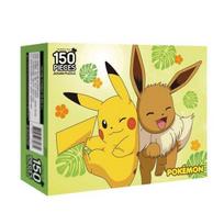 Yerimdang Pokemono gražus dėlionė, 150 dalių, Pikachu ir Eevee dėlionė, Vaikų žaidimai, Mokomieji žaislai yellow