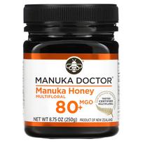 Manuka Doctor, Manuka medus, Ekologiškas medus, MGO 80+, 250g (8,75 oz)