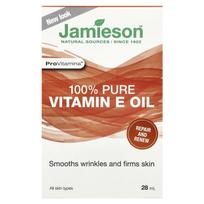 Jamieson Vitamins, 100% Pure Vitamin E Oil, 28ml brown