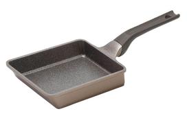 Pearl Metal Tamagoyaki keptuvė 15 x 18cm Mega Stone Tik dujinei viryklei Laiko pagaliukus HB-6787 ruda