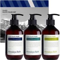 Bouquet Garni Nad Hand Wash Lavender Musk 280ml + Tea Tree Rosemary 280ml + Lemon Mint 280ml set, 1 set black