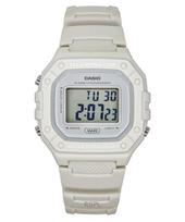 Casio Youth Digital Resin Strap Quartz W-218HC-8AV Unisex Watch balta
