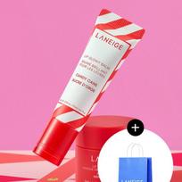 LANEIGE Saldus mėtų lūpų duo šventinis specialus rinkinys holiday minty lip minis 2set white