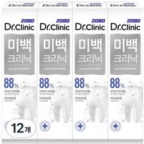 2080 Doctor Clinic Whitening Clinic Toothpaste, 120g, 12 units gray
