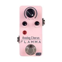 FLAMMA Chorus Pedal FC14 Pink Analog True Bypass white