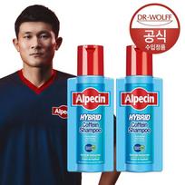 Alpecin Hybrid Caffeine Shampoo, 250ml, 2 units red