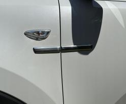 Abarth - Chromuotų šoninių apdailos juostų komplektas Chromuotos dekoratyvinės juostelės
