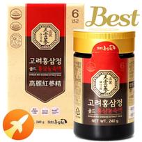 Korėjietiško raudonojo ženšenio ekstraktas Gold 240g 6 metų raudonojo ženšenio esencijos koncentratas 100% ginsenozidų Miracle Company, 240g, 1 vnt.