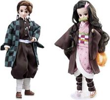 Kamado Tanjiro x Kamado Nezuko x Set x Demon Haruto-kun & Licca-chan  Licca-chan Slayer black