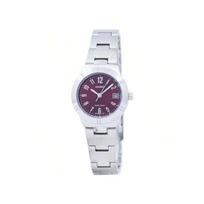 Casio LTP-1241D-4A2 Enticer serijos raudonas analoginis kvarcinis moteriškas laisvalaikio laikrodis raudona
