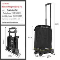 UOSU BY07 Folding Electric Utility Cart gray