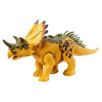 Mattel Jurassic World Regaliceratopsas Rėkiantis Veiksmo Figūrėlė 4 ir (HLP19) [Bendras ilgis apytiksl.. 33cm] [Nuo amžiaus] oranžinė