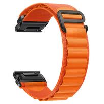22/26mm Nailoninis laikrodžio dirželis Garmin Fenix 8 Pro 8 7X/Instinct 2X/Tactix 8/Enduro 3/Forerunner 965 Apyrankė Išmaniojo laikrodžio juostelės QuickFit 26mm orange