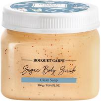 Bouquet Garni Sugar Body Scrub Soap Scent, 500g, 1 piece white