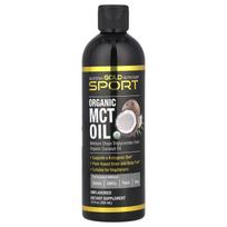 California Gold Nutrition, Sports, Ekologiškas MCT aliejus, Be skonio, 12 fl oz (355 ml) gray