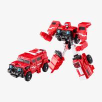 [young toys] Tobot V MINI Wild Chief Transforming Robot Figure red