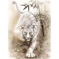2000 piece jigsaw puzzle - Baekhodo, popular Korean puzzle beige