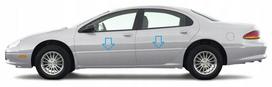 Chrysler Concorde 1993-2004 - Listwy chrom boczne drzwi chromowane ochronne