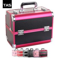 TAS kosmetinė makiažo dėžutė, rožinė juoda, 1 vnt. pink