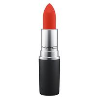 MAC Powder Kiss Lipstick, Style Shocked, 3g, 1 piece red