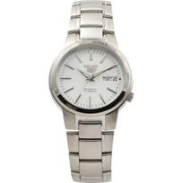 Vyrų „Seiko“ SNKA01K1 (Seiko5 SeikoEX Wt) Apvalus laikrodis sidabrinis analoginis