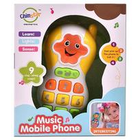 Žaislinis ansamblis Melody Star Telefonas Korėjietiški vaikiški žaislai black