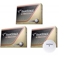 Bridgestone golfo kamuoliukai Tour Stage Extra Distance 3 tuzinai (36 kamuoliukai) + Marškinėlių rinkinys black