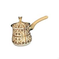 Arabiškas turkiškas kavinukas lydytam sviestui ir šokoladui, daugiafunkcis klevų sirupo padažas, pieno šildytuvas 720ml_Brown Pattern