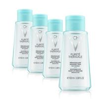 Vichy Purte Thermal Eye Makeup Remover, 4 packs, 150ml white