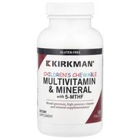 Kirkman Labs, Children's Chewable Multivitamins and Minerals with 5-MTHF, 120 Tablets